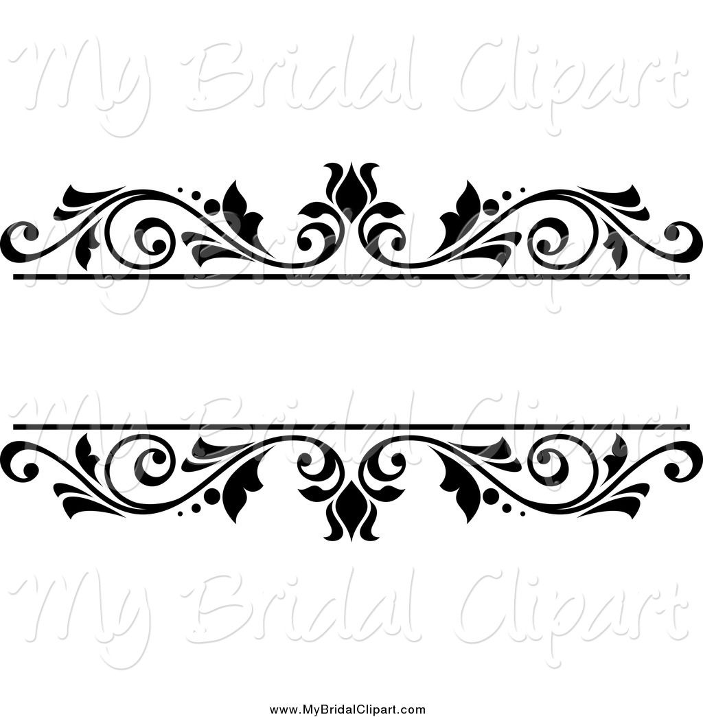 Featured image of post Floral Border Clip Art Black And White