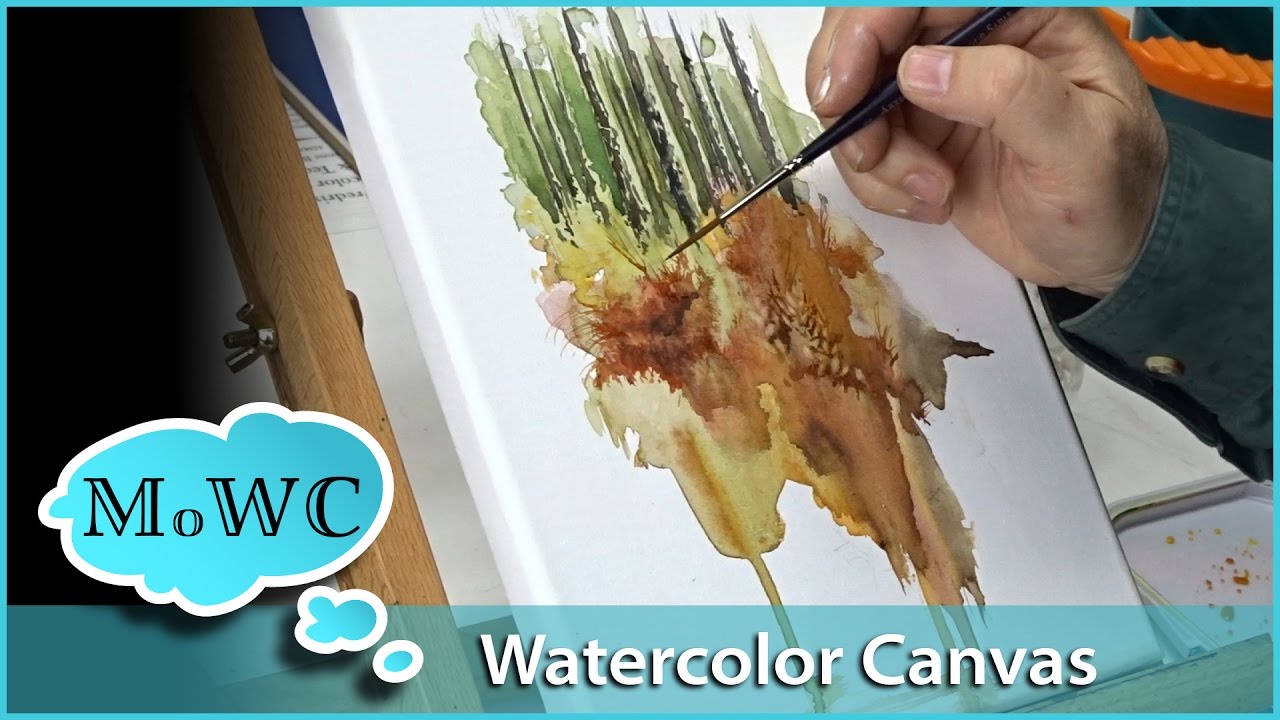 Featured image of post How To Paint With Watercolors On Canvas