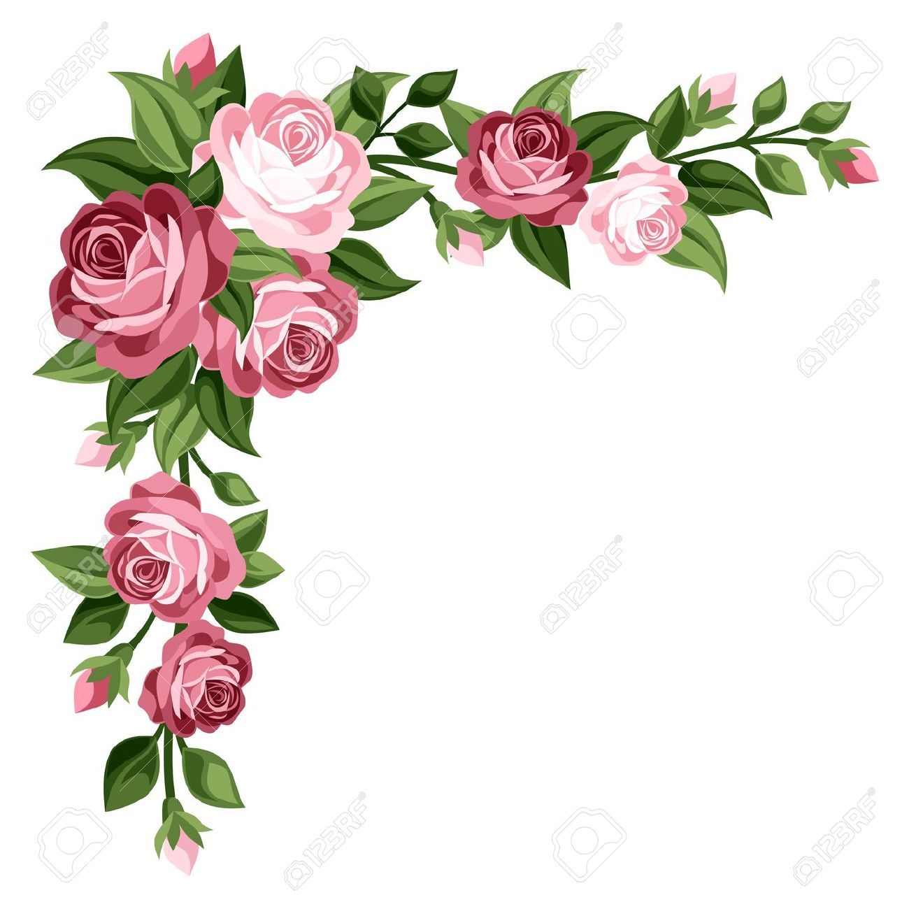 Featured image of post Pink Floral Border Clip Art